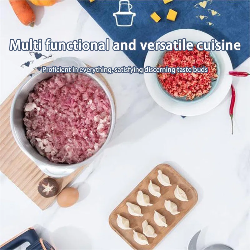 Xiaomi Multi-Function Stainless Steel Blender for Meat Fruits Veggies Food Processors Five-speed Kitchen Electric Meat Grinder