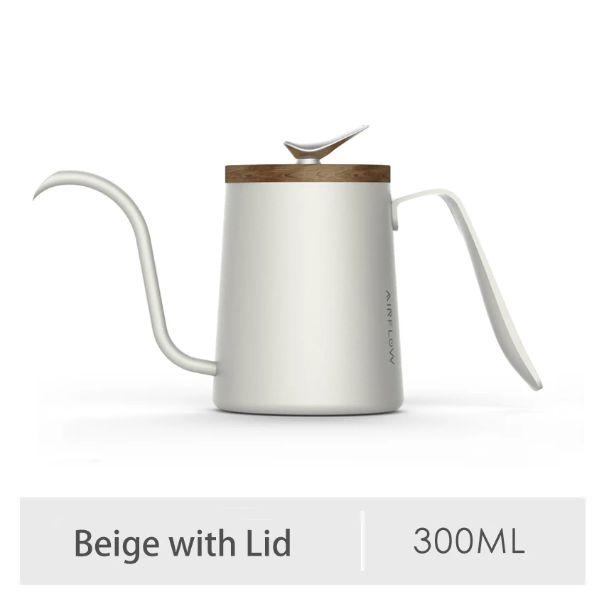 AIRFLOW Dovetail Pour Over Kettle Spout Coffee Pot 300ml  Handle Gooseneck Kettle Coffee Maker Kettle Teapot Accessories Tools