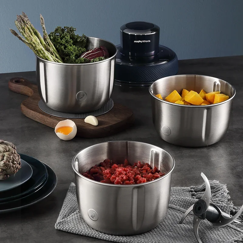 Morphy Richards Electric Home Meat Grinder Vegetable Food Stick Crusher Juicer Home Sausage Stuffer Meat Mincer Food Processor