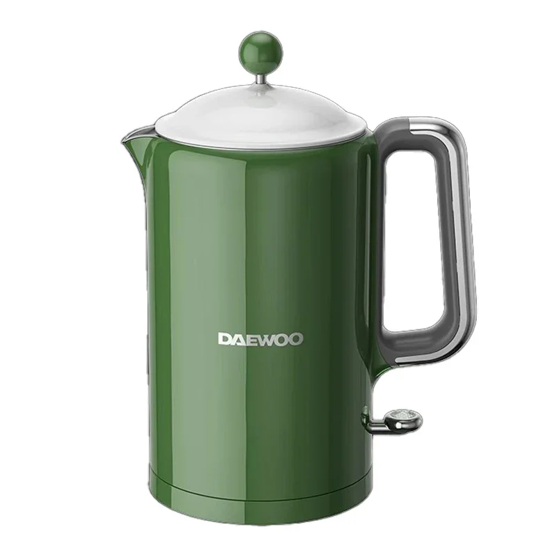 Daewoo Beautiful Electric Kettle Retro Smart Water Boiler For Home Office Hotel Kitchen Tea Coffee 304 Stainless Steel Liner