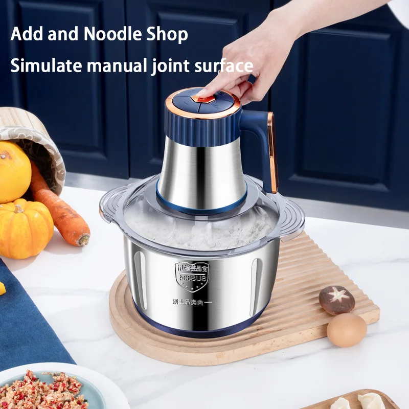 Xiaomi Multi-Function Stainless Steel Blender for Meat Fruits Veggies Food Processors Five-speed Kitchen Electric Meat Grinder