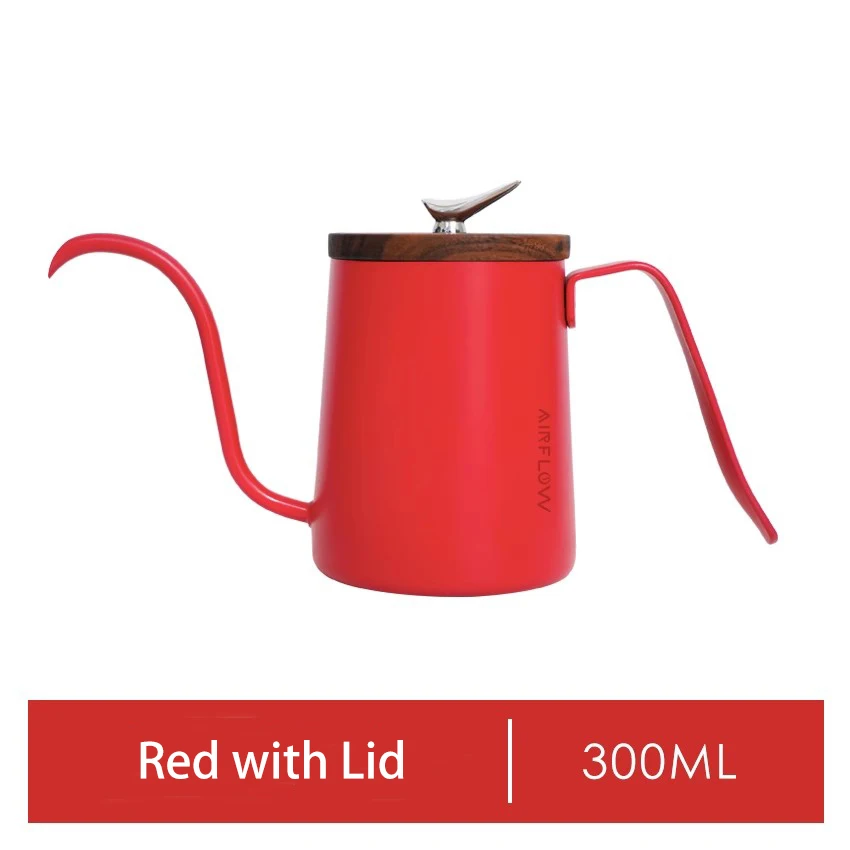 AIRFLOW Dovetail Pour Over Kettle Spout Coffee Pot 300ml  Handle Gooseneck Kettle Coffee Maker Kettle Teapot Accessories Tools