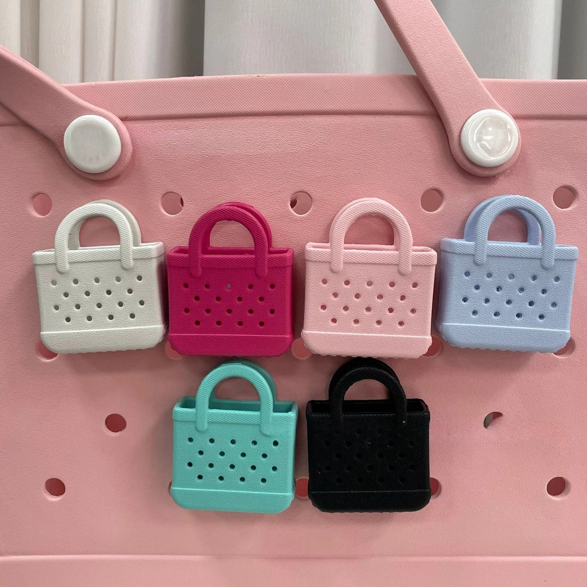 EVA Mini Bogg Bag Beach Bag Accessories EVA Hole Bags Hanging Accessories Headphones Storage Small Bags Accessories Cute Gifts