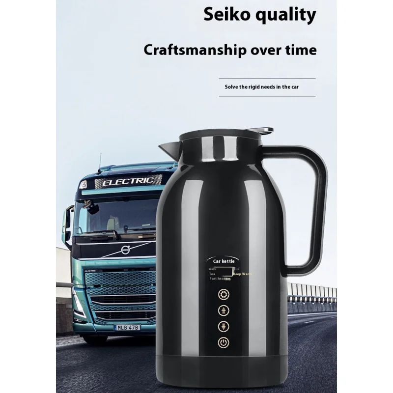 Tumbler Cup thermal Electric Kettle 12V 24V Car Kettle Long-distance Truck Heating Accessories