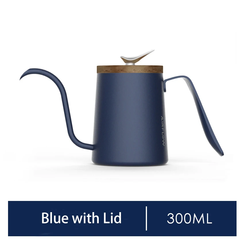 AIRFLOW Dovetail Pour Over Kettle Spout Coffee Pot 300ml  Handle Gooseneck Kettle Coffee Maker Kettle Teapot Accessories Tools