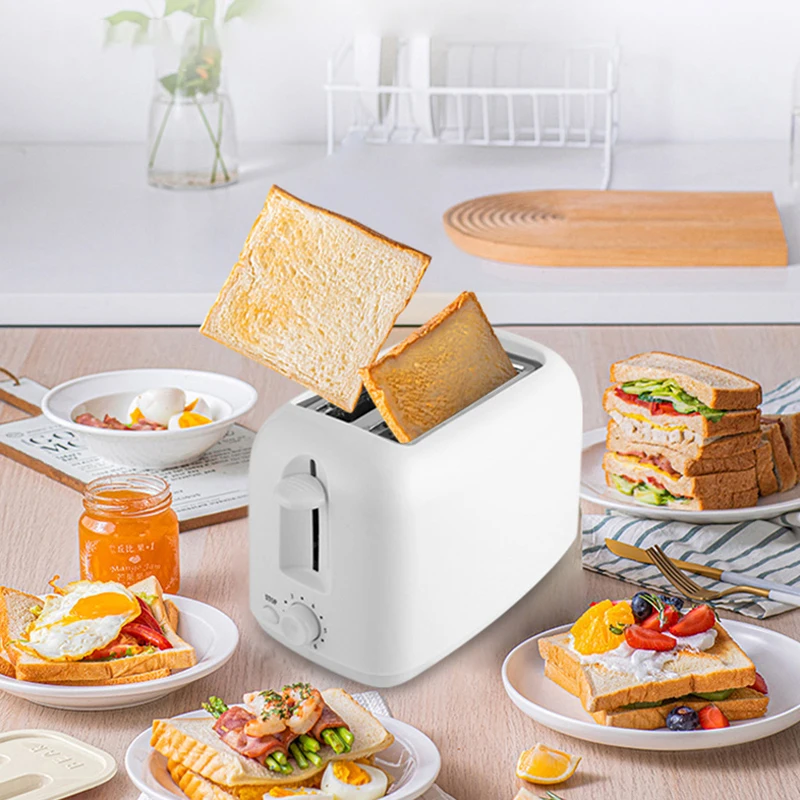 110V/220V Home Toaster 6 Modes 2 Slice Bread Toast Maker Automatic Breakfast Machine One-Click Operation Sandwich Maker 2023 New