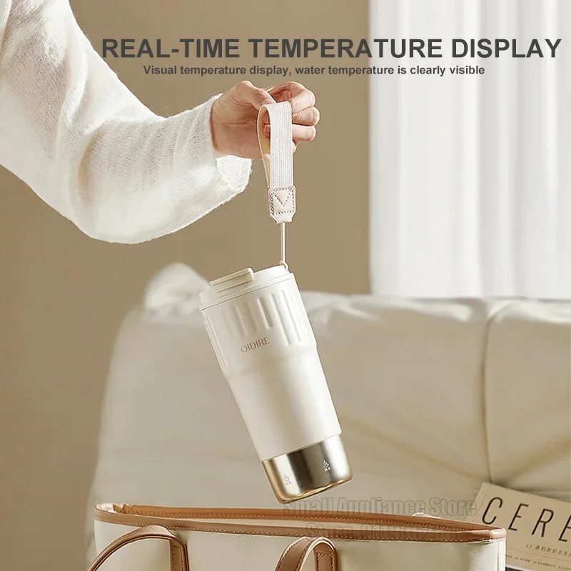 OIDIRE Travel Electric Kettle 400ML Portable Small Mini Tea Coffee Kettle Water Boiler, Water Heater Steel & Auto Shut-Off