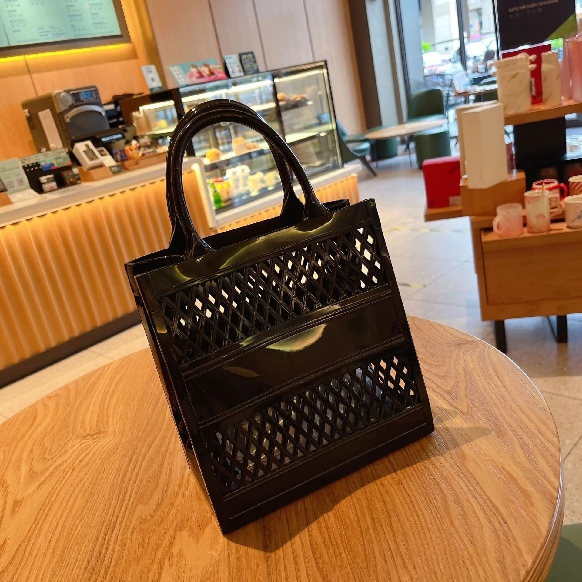 Mesh Tote Bag for Women, Beach Tote Bag, Clear Crossbody Bags, Travel Purses, Cute Totes Work Handbags, Travel Accessories