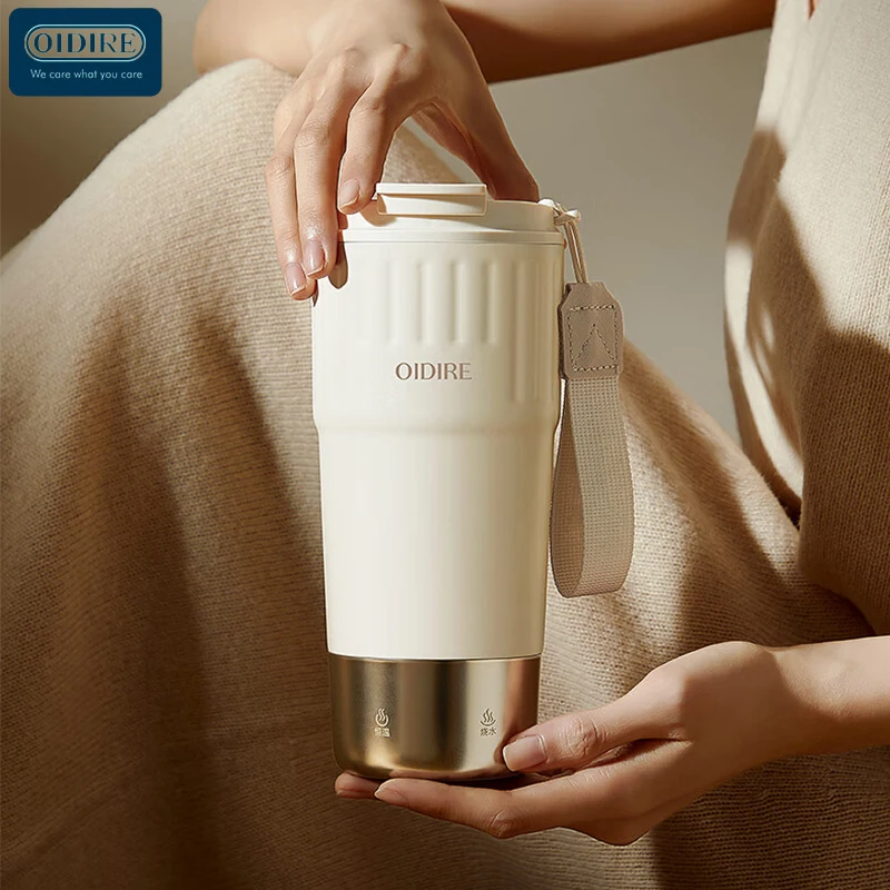 OIDIRE Travel Electric Kettle 400ML Portable Small Mini Tea Coffee Kettle Water Boiler, Water Heater Steel & Auto Shut-Off