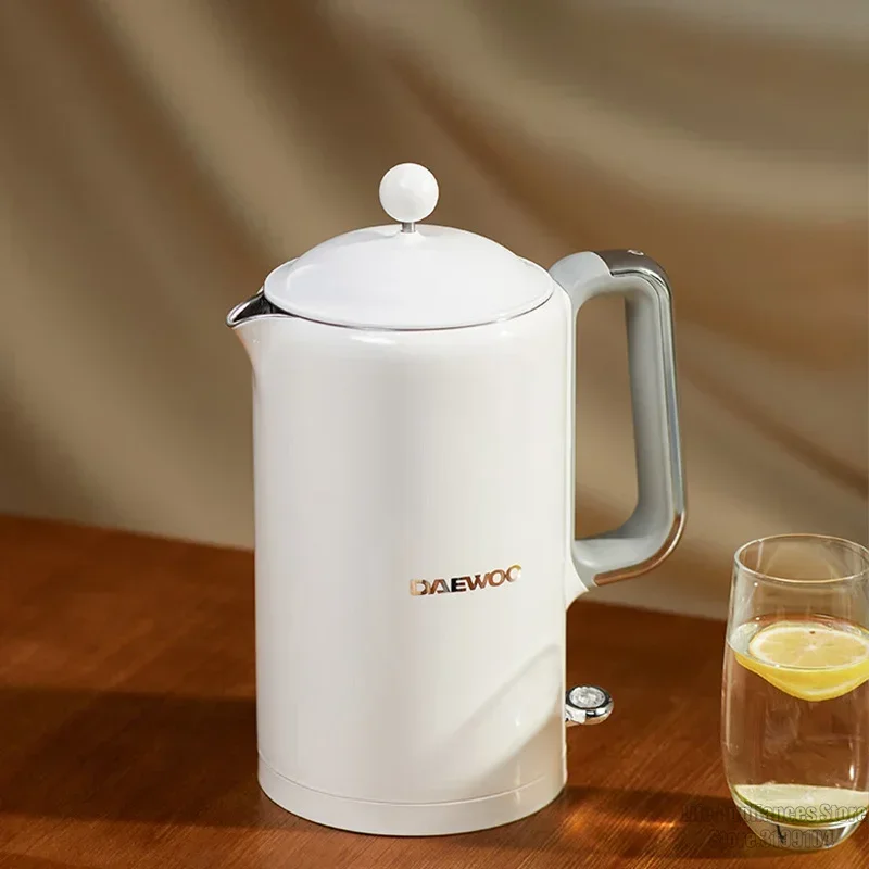 Daewoo Beautiful Electric Kettle Retro Smart Water Boiler For Home Office Hotel Kitchen Tea Coffee 304 Stainless Steel Liner