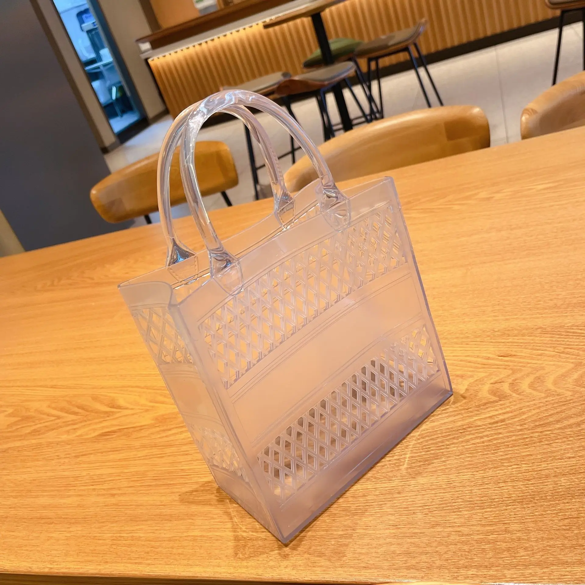 Mesh Tote Bag for Women, Beach Tote Bag, Clear Crossbody Bags, Travel Purses, Cute Totes Work Handbags, Travel Accessories