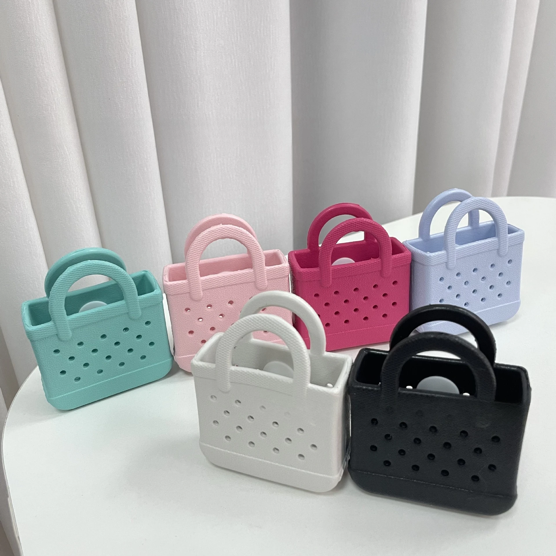 EVA Mini Bogg Bag Beach Bag Accessories EVA Hole Bags Hanging Accessories Headphones Storage Small Bags Accessories Cute Gifts