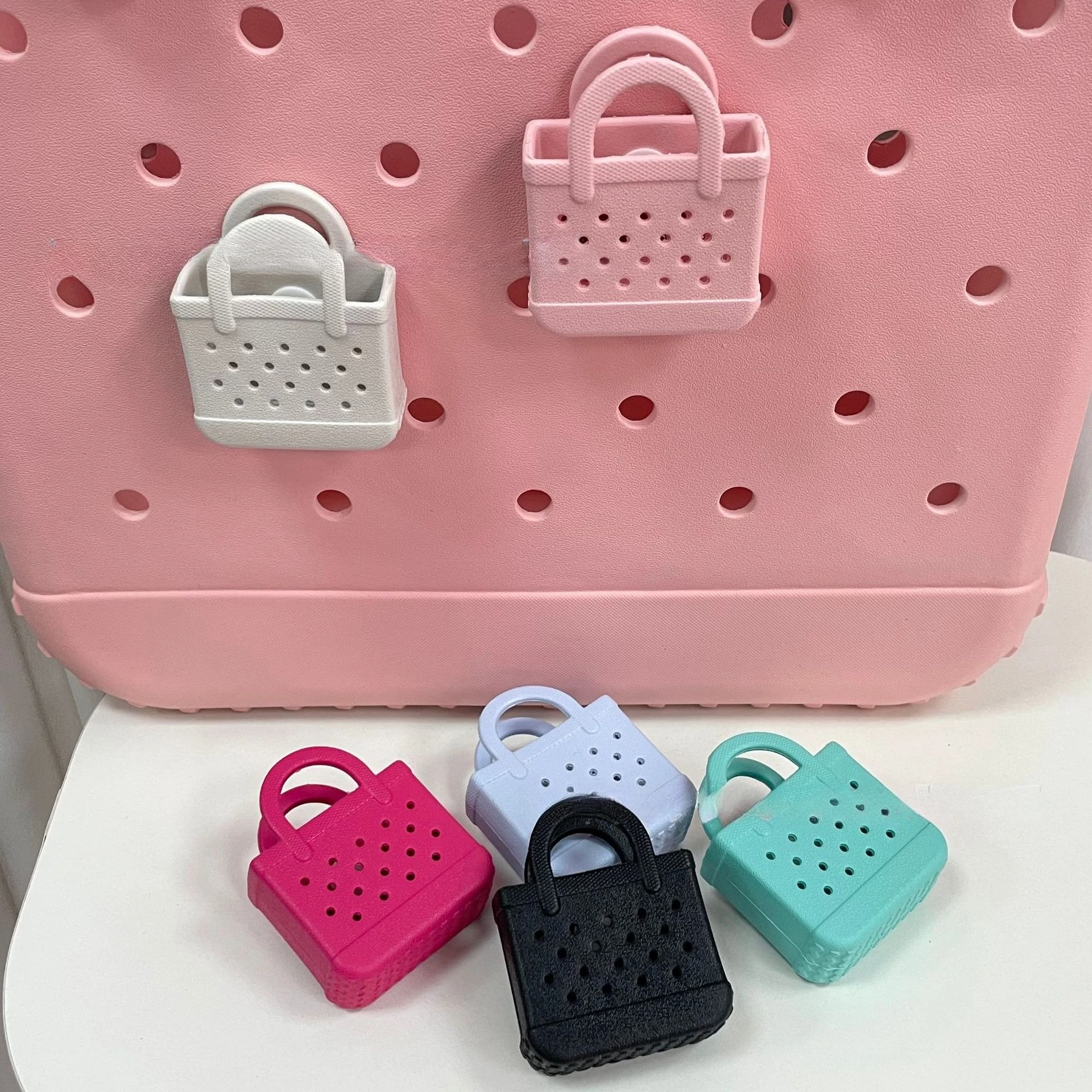 EVA Mini Bogg Bag Beach Bag Accessories EVA Hole Bags Hanging Accessories Headphones Storage Small Bags Accessories Cute Gifts