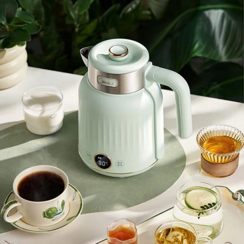 Midea 220V 316L Stainless Steel Electric Kettle 1.7L Double-layer Anti-scalding Seamless Liner 1500W High Power Electric Kettle