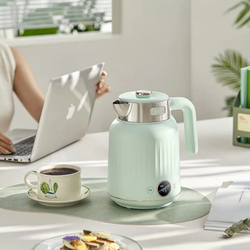 Midea 220V 316L Stainless Steel Electric Kettle 1.7L Double-layer Anti-scalding Seamless Liner 1500W High Power Electric Kettle