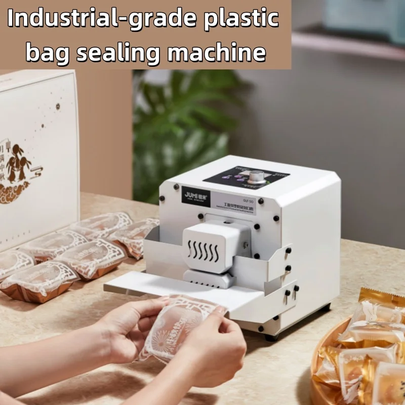 Best-Selling Mini Automatic Food And Snack Packaging Sealer Model GFL-50 Household Film Heating Plastic Sealing Machine