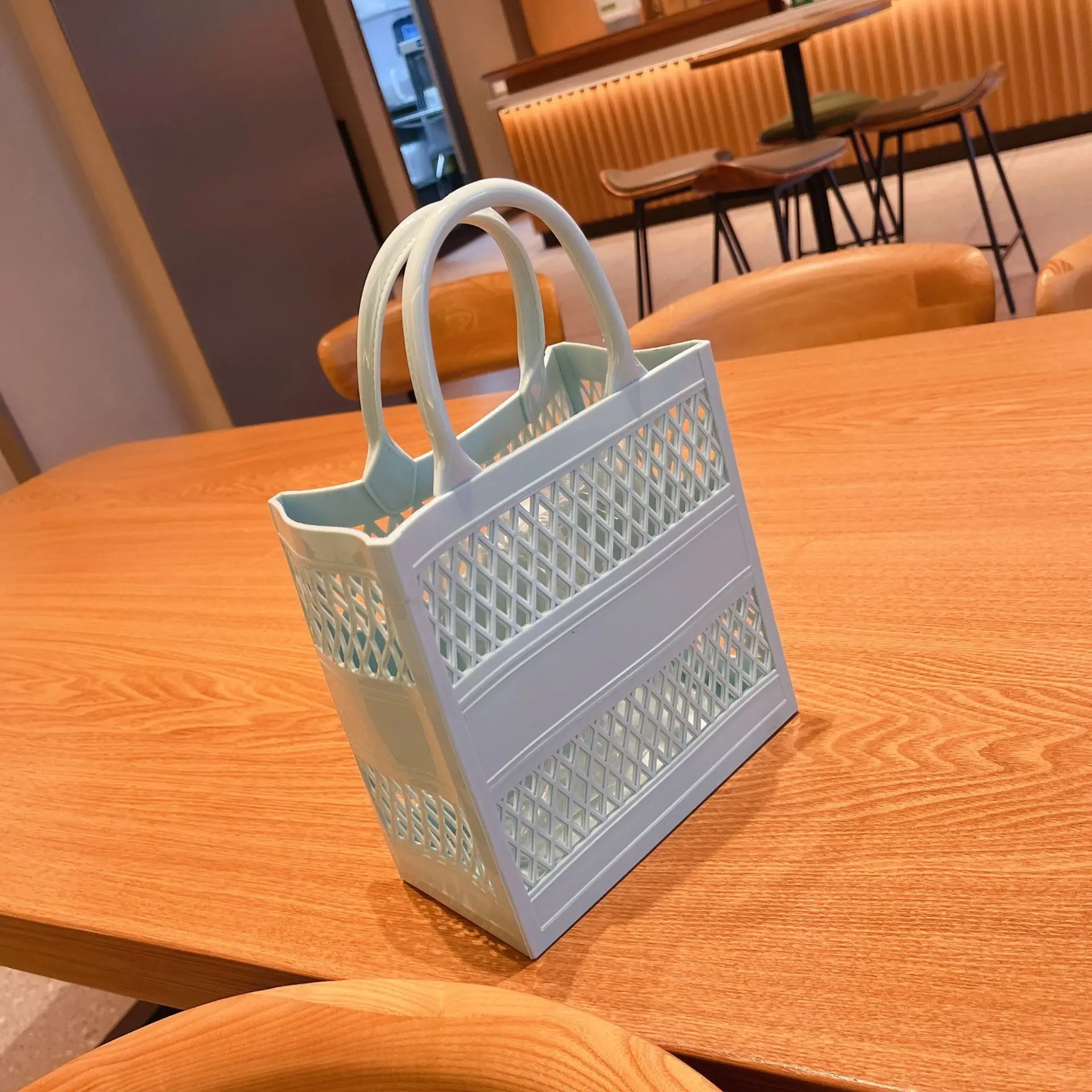 Mesh Tote Bag for Women, Beach Tote Bag, Clear Crossbody Bags, Travel Purses, Cute Totes Work Handbags, Travel Accessories