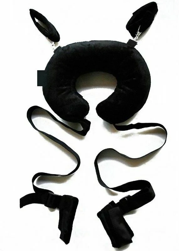 Pipedream Fetish Fantasy Position Master | Premium Bondage Kit with Wrist & Ankle Cuffs and Love Mask