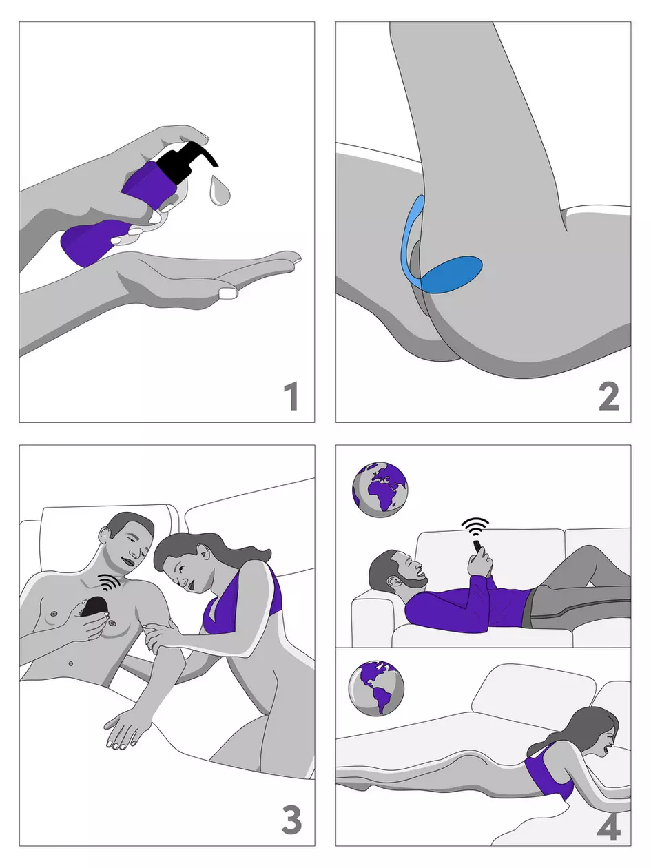 We Vibe JIVE App Controlled Rechargeable Vibrating G-spot Love Egg - Enhance Your Pleasure