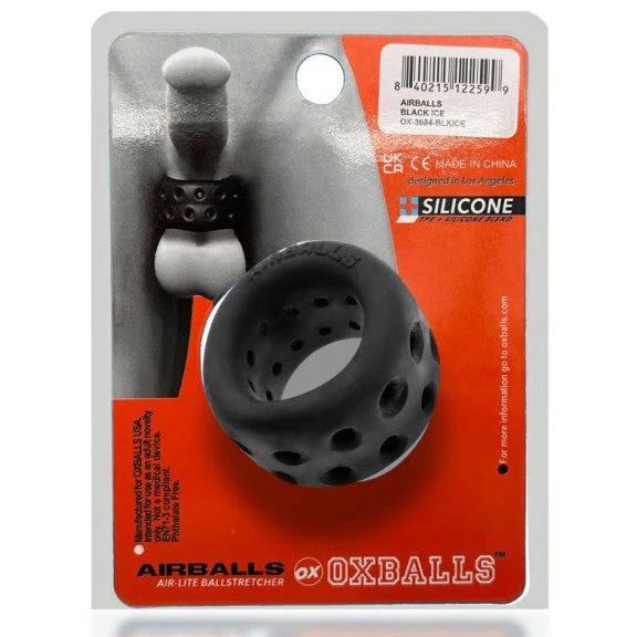 Oxballs AIRBALLS AIR-LITE VENTED BALLSTRETCHER Black Ice