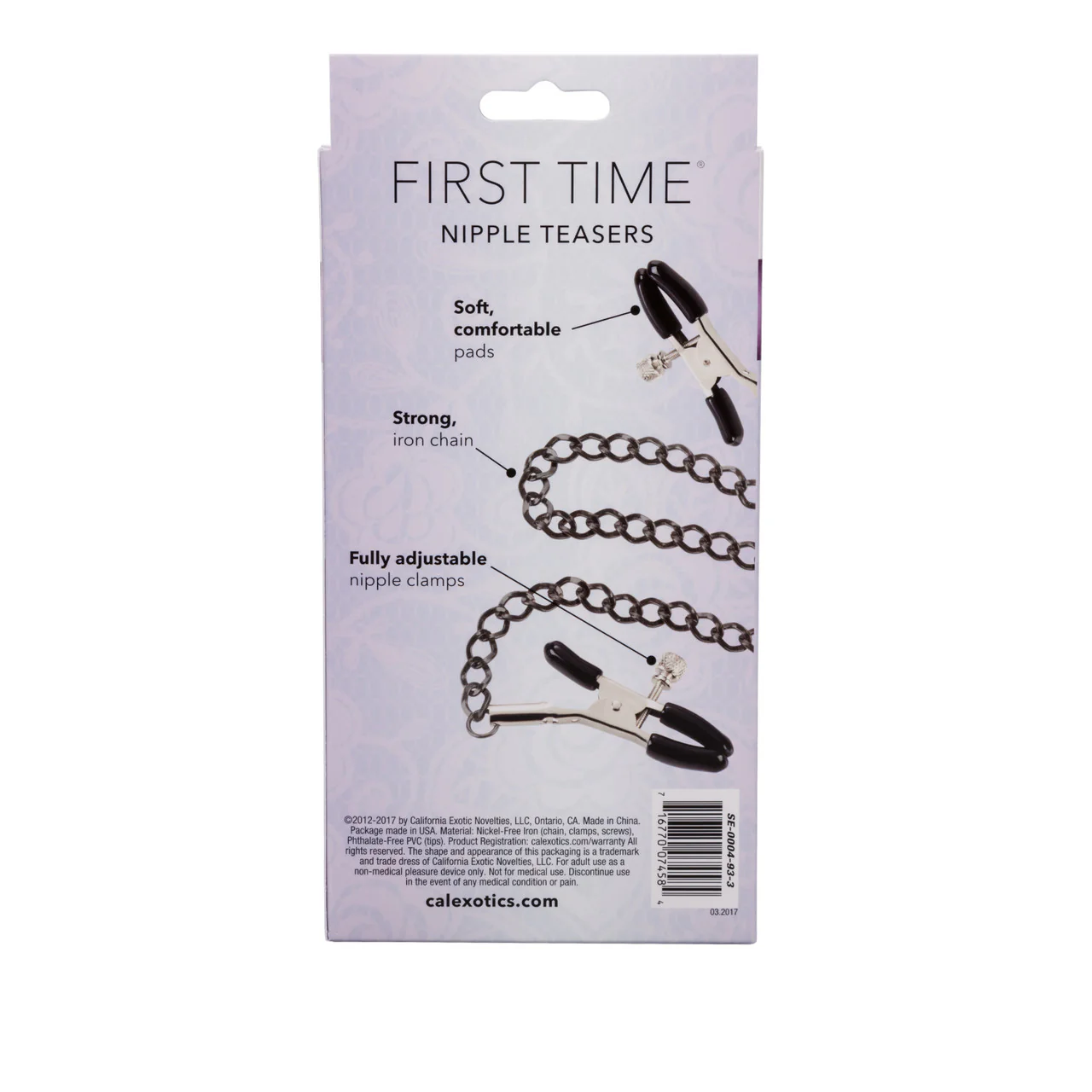 CaleXOtics FIRST TIME NIPPLE TEASERS Fully Adjustable Nipple Clamps