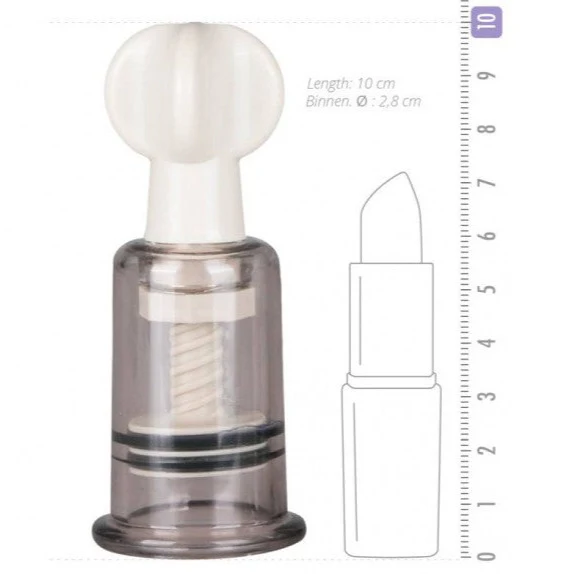 Easytoys Fetish Collection TWIST SUCKERS 2 Powerful Nipple Suckers (small)