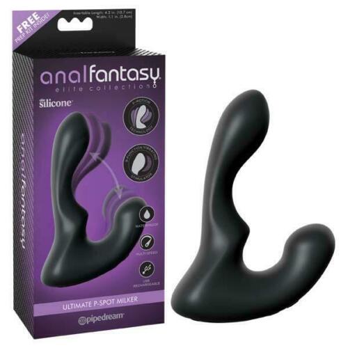Pipedream Anal Fantasy Elite P Spot Milker | Rechargeable Prostate Vibrator - Adult Super Stores