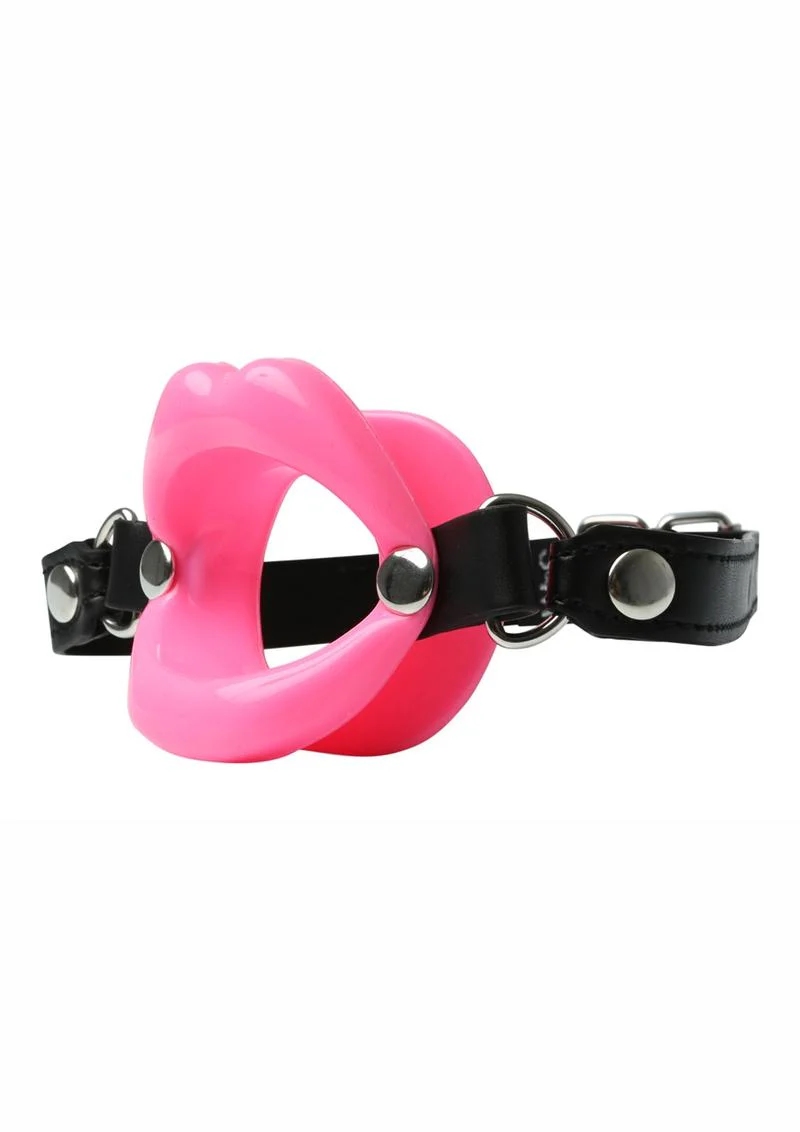 Silicone Lips Open Mouth Gag