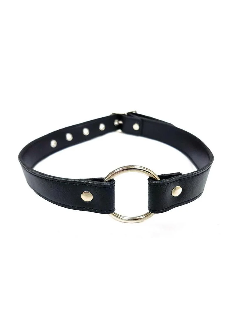 Fetish Play O-Ring Gag Vegan Leather