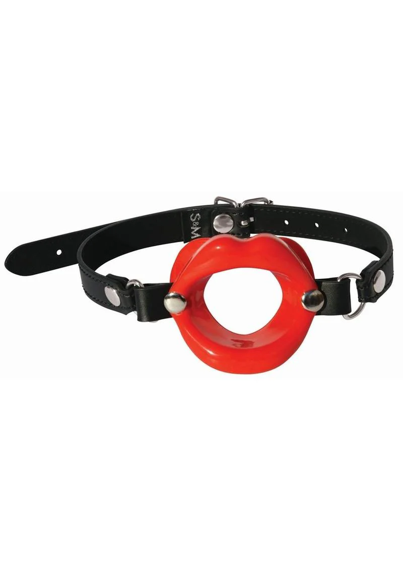 Silicone Lips Open Mouth Gag