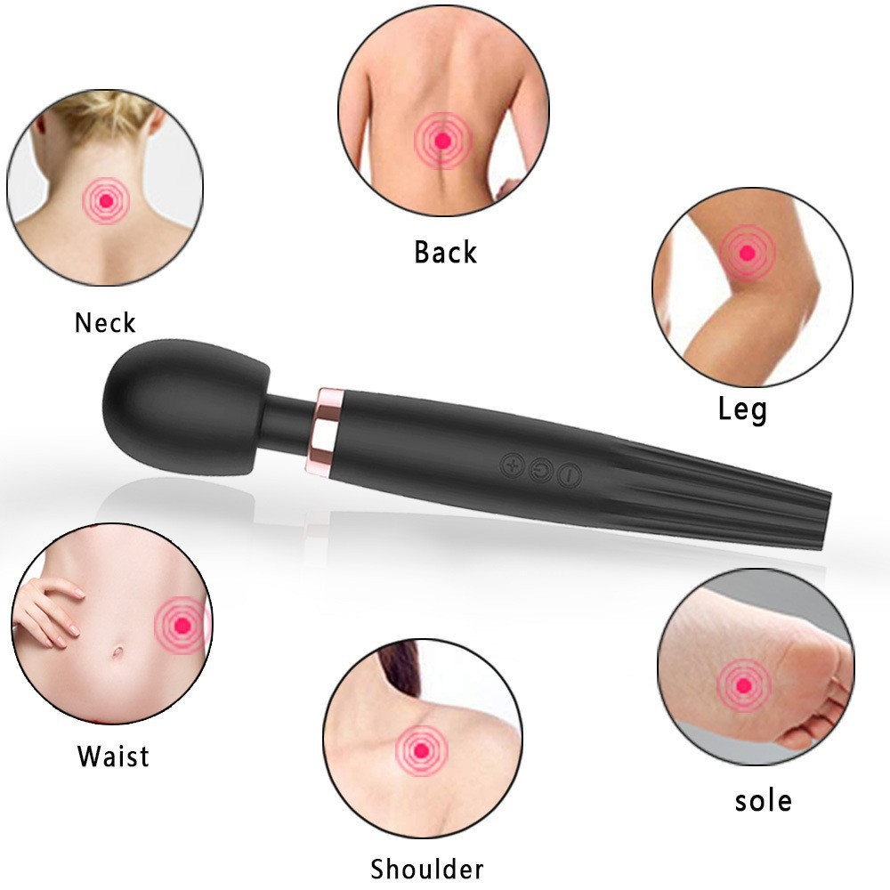 USB-C Wand Rechargeable Vibrating Body Massager
