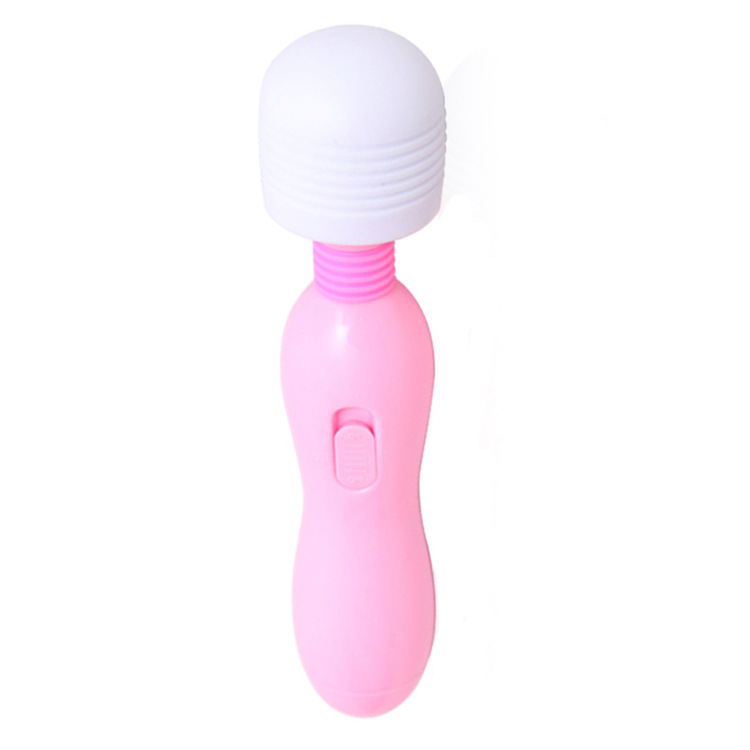 Female electric vibrating massage mini AV stick.