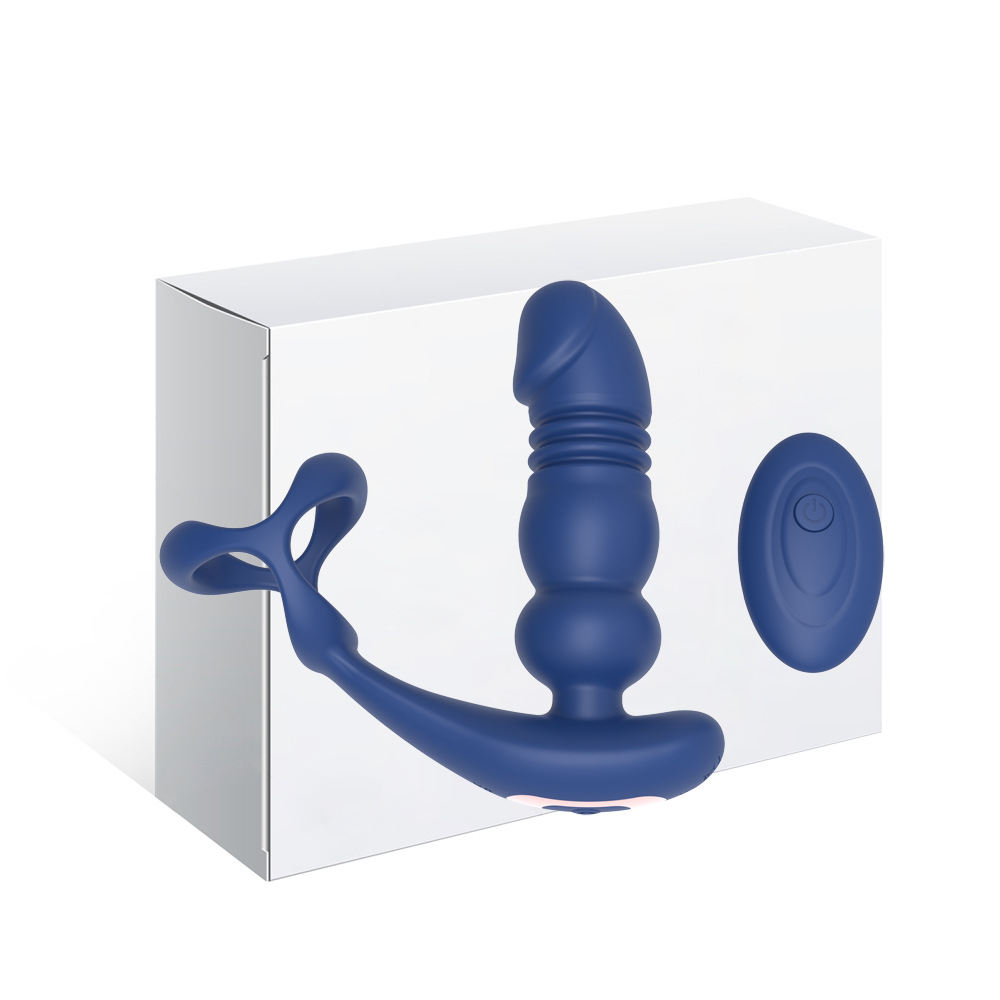The Handyman Rechargeable Silicone Cock Ring and Prostate Massager with Remote