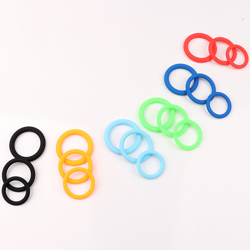 Men's Silicone Sealing Ring for Preventing Ejaculation, Penis Pleasure Device, Reversible Circumcision Ring, Delay Ring.