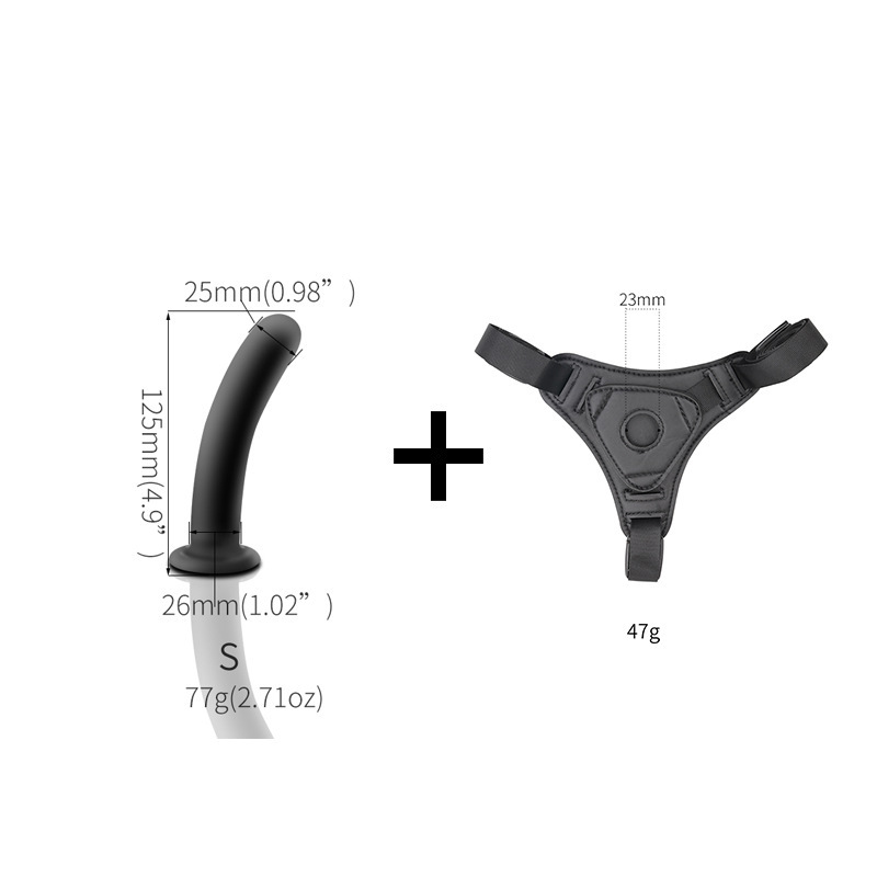 Female wearable fake penis, les wearable sex toy panties.