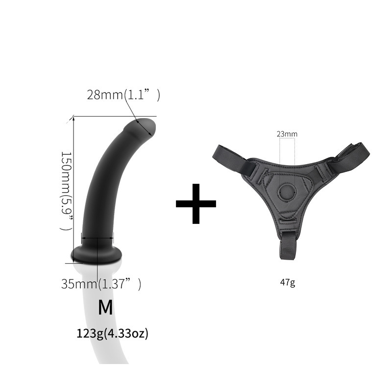 Female wearable fake penis, les wearable sex toy panties.