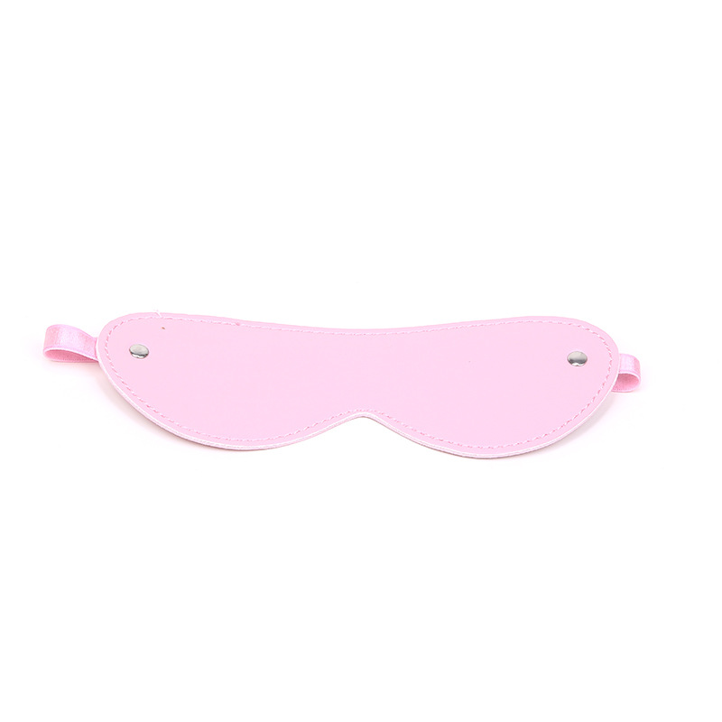 Rouge Leather Blindfold Eye Mask