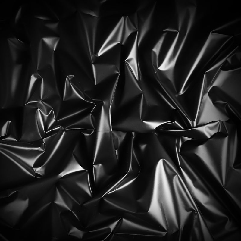 Vinyl Bed Sheet Black California King Size