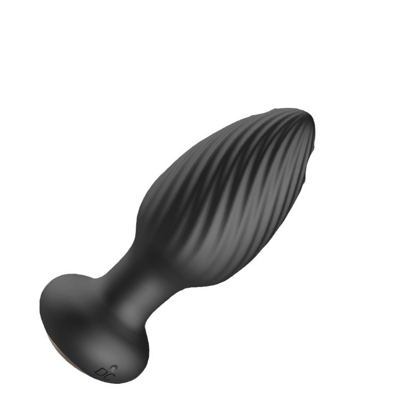 Rotating remote control vibrating pendulum anal plug.