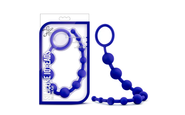 Luxe Silicone 10 Beads Indigo