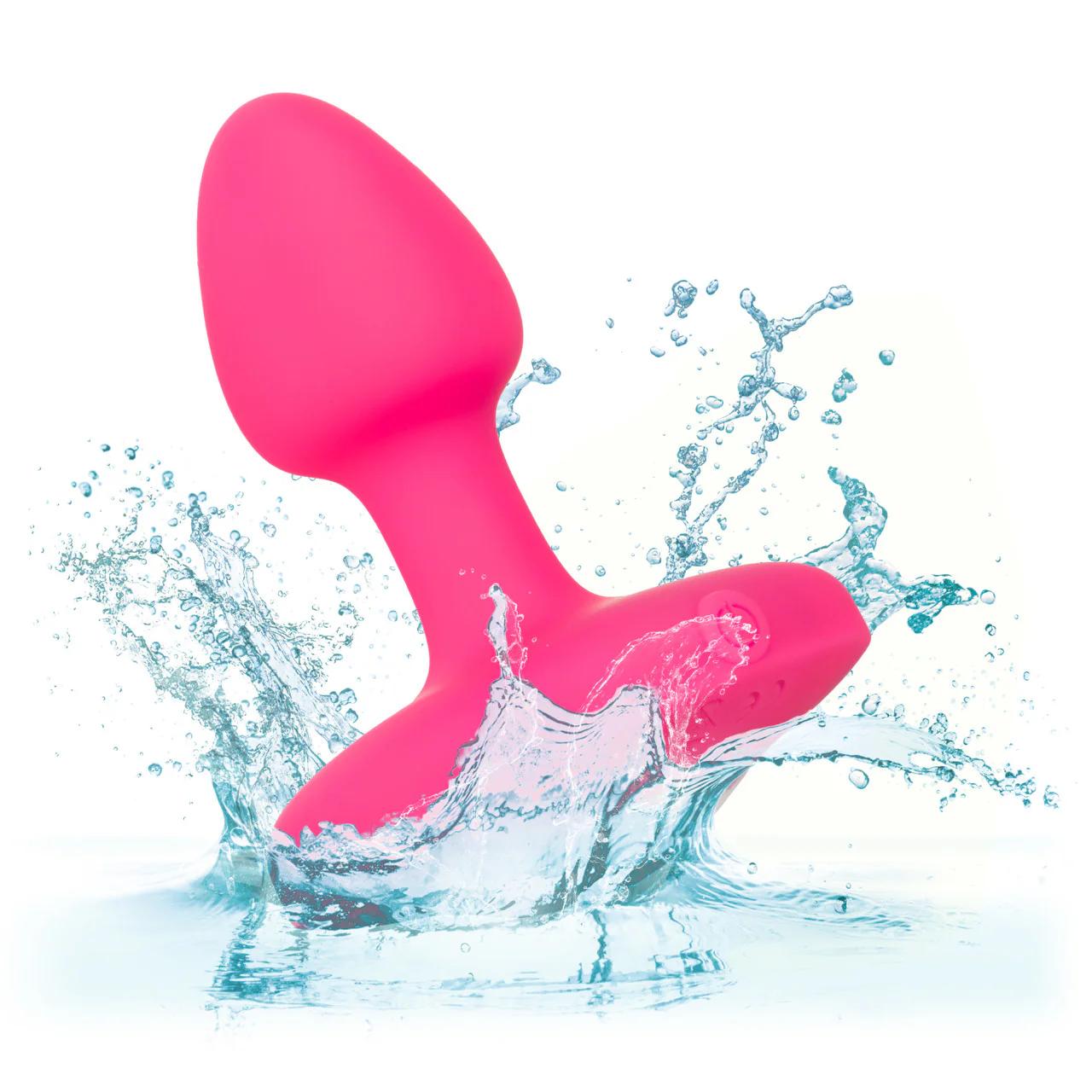 Calexotics CHEEKY GEMS Small Rechargeable Vibrating Butt Plug Pink