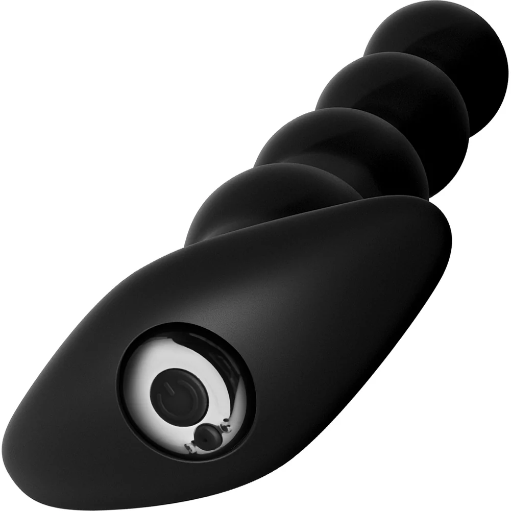 Pipedream Anal Fantasy Elite Collection Rechargeable Silicone Anal Beads 6.7 inch Black