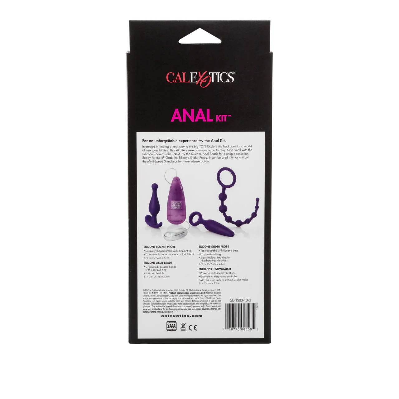 CalExotics Her Anal 4 Piece Butt Plug Training Kit for Beginners