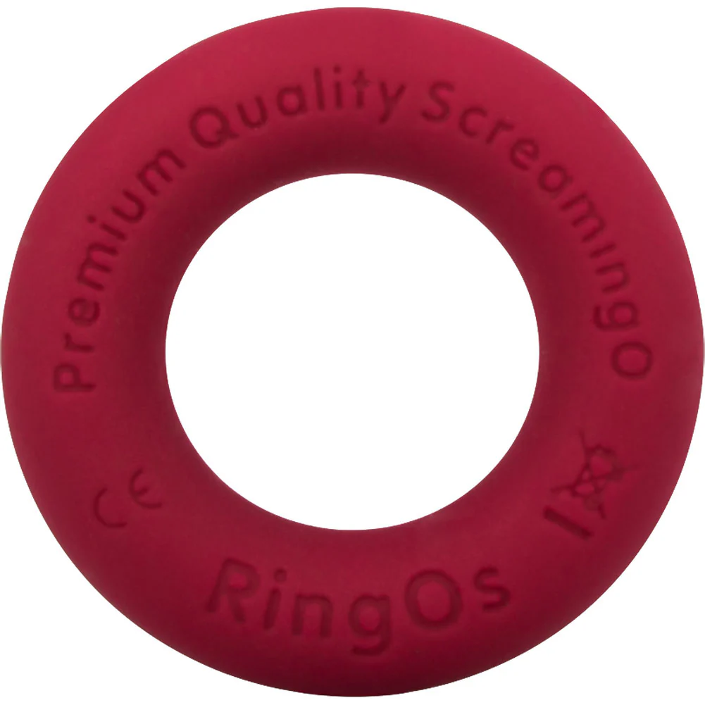 Screaming O RingO Ritz Mega Stretchy Liquid Silicone Cock Ring Red