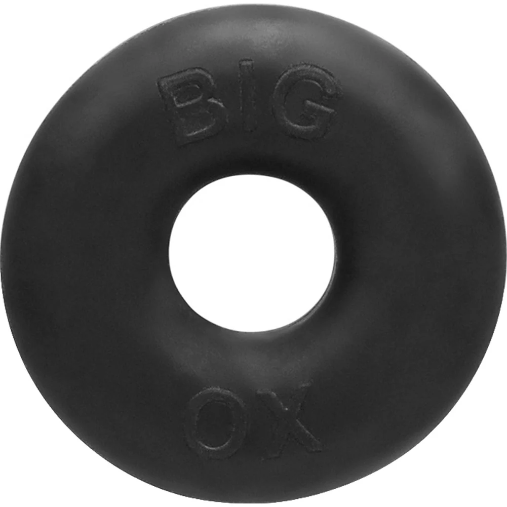 Oxballs Big Ox Cock Ring Super Mega Stretch Cock Ring with Plus Silicone 2.25 inch Black Ice