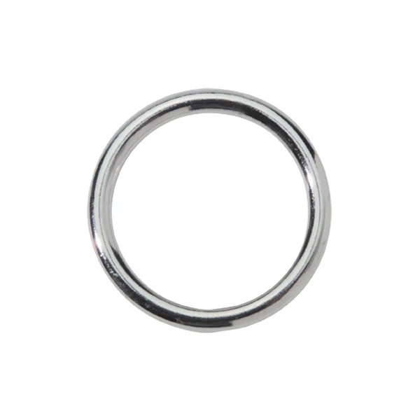 Spartacus Metal Cock Ring 1.25 inch Nickel Plated Silver