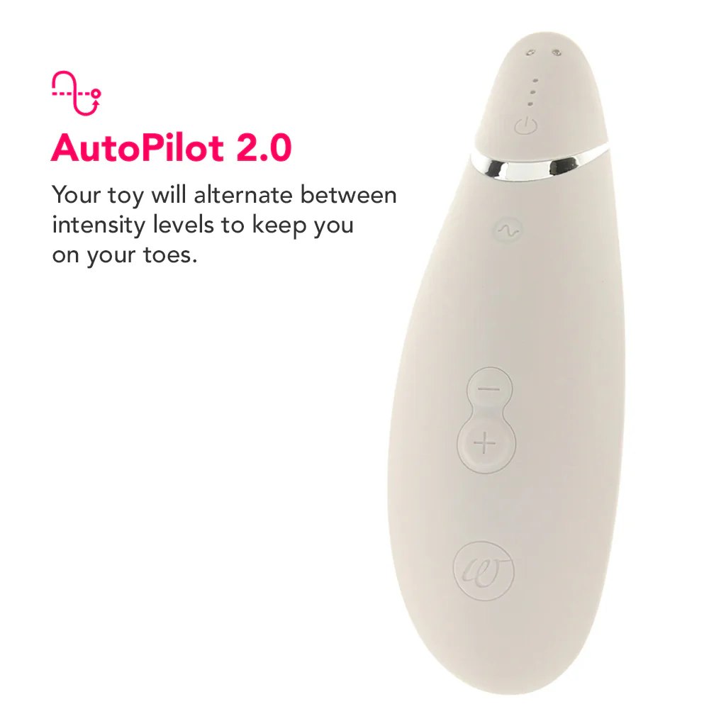 Womanizer Premium 2 Pleasure Air Stimulator in Gray