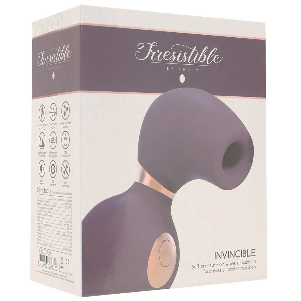 Irresistible Invincible Air Wave Stimulator in Purple