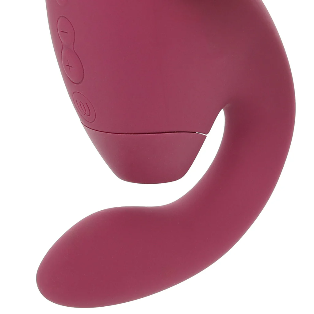 Womanizer Next Duo Clitoral Suction & G-Spot Vibe in Pink