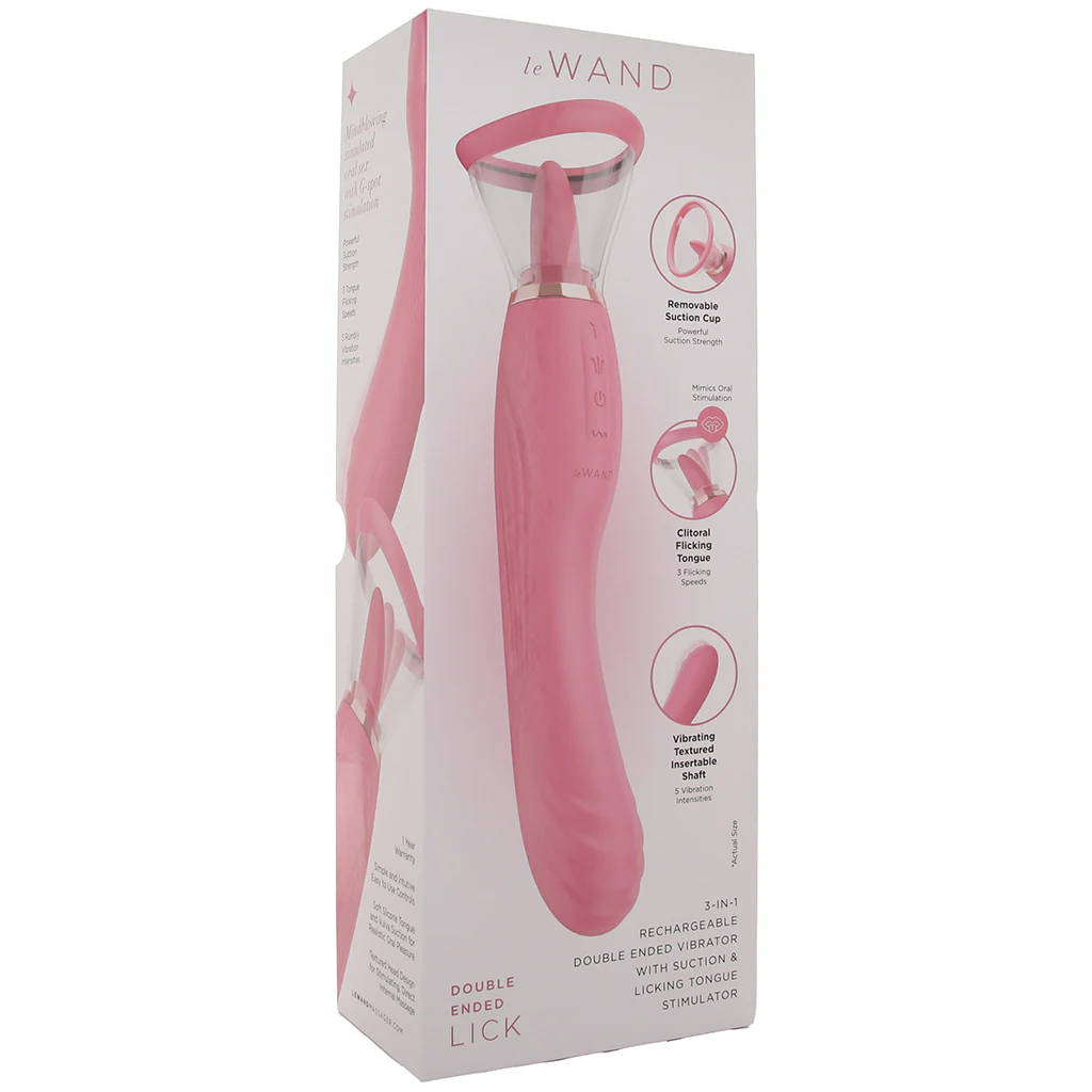 Le Wand Lick 3-in-1 Double-Ended Vibe